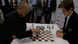 GM Magnus Carlsen vs  Manager Espen Agdestein Chess Blitz
