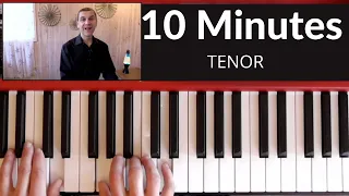 10 Minute Vocal Warm Up - Do This Before You Sing - Tenor