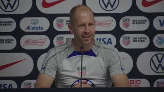 USMNT Gregg Berhalter talks about World Cup opening vs. Wales