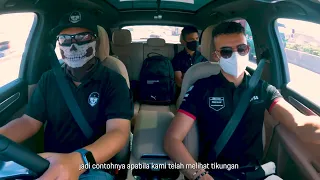 Carpool with Pascal Wehrlein and Om Mobi - TAG Heuer Porsche Formula E Team