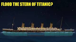 Could Cross Flooding have Saved Titanic?