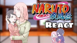 Sasuke's react Sakura and Sarada ¦ (1/2) [sasusaku]