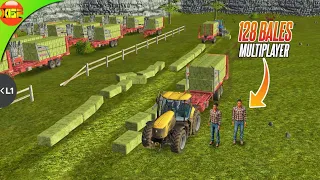 We Made 128 Grass Bales in Just 3 Rows! Farming Simulator 16 Expert Mode, Multiplayer