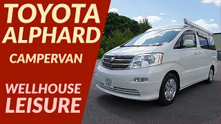 Wellhouse Leisure Toyota Alphard campervan - better equipped than a VW for half the cost!