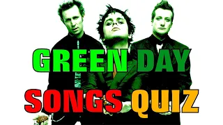 Can You Guess These GREEN DAY SONGS? Music Band Quiz