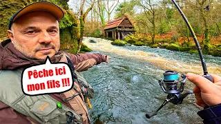 Mon père me montre son spot de pêche secret pour l'ouverture truite !!! ( LE PARADIS )