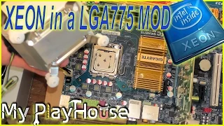 LGA 771 TO 775 MOD - It WORKS !! Intel Quad core XEON - 323