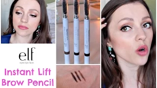 ELF Instant Lift Brow Pencil ($2) | Review, Demo, Swatches