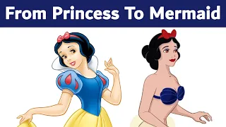 Disney Princesses And Princes As Mermaids