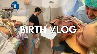 BIRTH VLOG | LABOUR AND DELIVERY OF OUR FIRST BABY *VERY RAW & REAL*