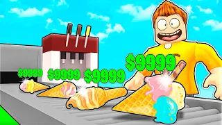 ZROBIŁEM NAJWIĘKSZĄ LODZIARNIĘ NA ŚWIECIE w ROBLOX! 🍦❄️(Ice Factory Tycoon)