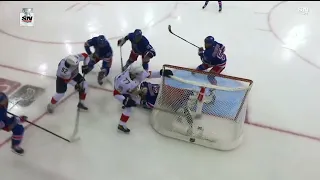 Mikkola goaltender interference on Shesterkin