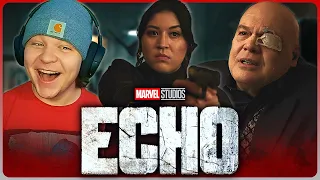 hold up, Marvel cooked? | ECHO TRAILER REACTION | Daredevil & Kingpin