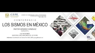 Conferencia: Los sismos en México