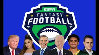 US Presidents And Friends Draft Their 2024 Fantasy Football Team (Season REBORN: Episode 10)