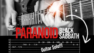 Paranoid Guitar Solo Lesson - Black Sabbath (with tabs)