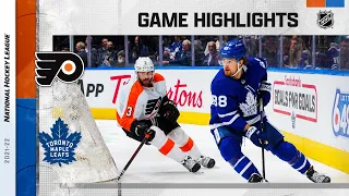 Flyers @ Maple Leafs 4/19 | NHL Highlights 2022