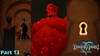 Fighting Jafar & Genie Jafar Part 13 Kingdom Hearts Final Mix Proud Mode Level 1