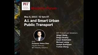 Jinhua Zhao & MIT Transit Lab - AI and Public Transit