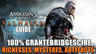 ASSASSIN'S CREED VALHALLA : 100% GRANTEBRIDGESCIRE : Richesses, Mystères, Artefacts GUIDE TERRITOIRE