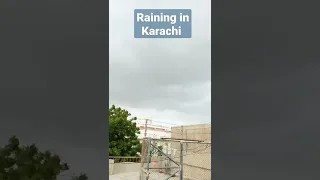 Karachi raining in north Nazimabad Town