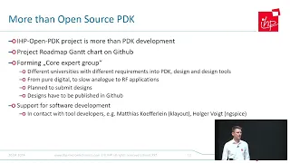IHP Open Source PDK: Announcement, Setup, Current State and Experiences, and look ahead