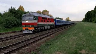 ТЭП70-0314 "Сергей Чебриков" с поездом №084Б Гомель-Санкт-Петербург.
