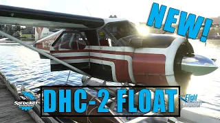 NEW MSFS DHC-2 Beaver Float Tutorial and First Flight Victoria BC to Whistler