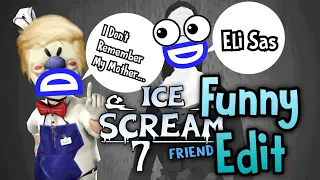 Ice Scream 7 Sister Madeline Secret Cutscenes With Funny Edit | Ice Scream 7 Funny Edit