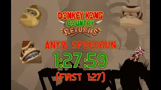 (Former World Record) Donkey Kong Country Returns Any% Speedrun in 1:27:59