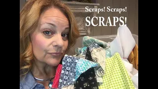 Scraps! Scraps! SCRAPS! What to do with fabric scraps.