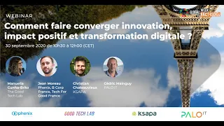 Stratégies 2030 : comment faire converger innovation, impact positif & transformation digitale