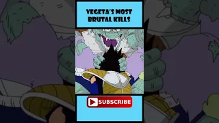 Vegeta's Most BRUTAL KILLS in DBZ #dragonball #brutal dbz moments