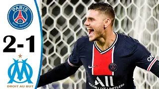 Paris SG vs Marseille 2-1 All Goals & Highlights 13/01/2021 HD