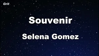 Karaoke♬ Souvenir - Selena Gomez 【No Guide Melody】 Instrumental