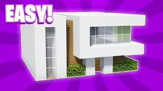 Minecraft : How To Build a Small Modern House Tutorial (#15)