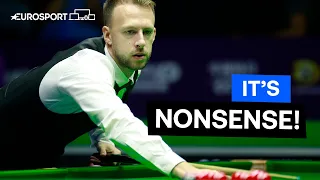 Judd Trump's bizarre incident with ball placement | Eurosport Snooker