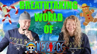 Breathing taking World of ONE PIECE | REACTION | Couples favorite show! | MERRY CHRISTMAS NAKAMAS!