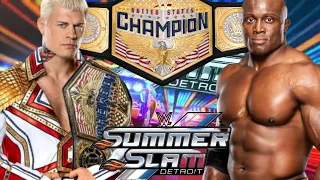 Cody Rhodes vs Bobby Lashley United States Championship (SummerSlam)