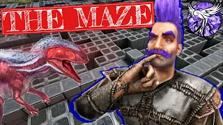 BEING HUNTED IN A GIANT MAZE | ARK: Survival Evolved