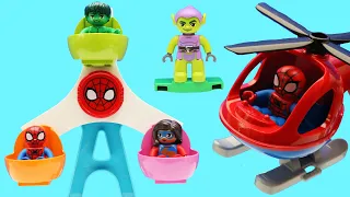 Building A Spidey Carnival With Blocks