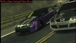 NFS Most Wanted (2005) - Vauxhall Monaro VXR VS Mercedes-Benz CLK 500 [Blacklist #7]