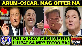 Naghabulan sa offer! Arum at De la Hoya, target pala si Casimero! Alas babalik sa MP Promotions?