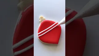 Christmas Ornament Cookie Decorating | Satisfying Cookie Decorating with royal icing