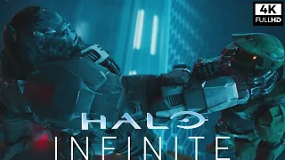 HALO INFINITE Master Chief Vs Atriox Fight Scene [4K 60FPS XBOX SERIES X] - No Commentary