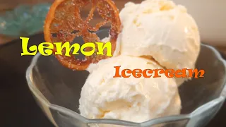 Lemon Ice Cream with Just 3 Ingredients | No Cook Recipe |