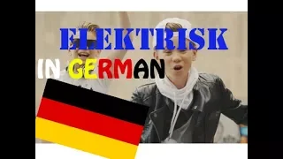 ELEKTRISK SUNG IN GERMAN!!!