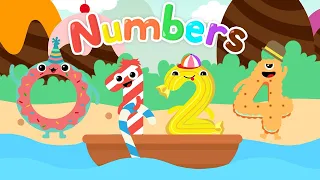 Candy 123 Numbers - Learn to read and write numbers from 1 to 10 | Candybots Games