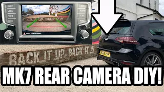 MK7 VW GOLF REAR CAMERA DIY WITH GENUINE VW KIT #MK7GOLF #GOLF7 #VW #VOLKSWAGEN