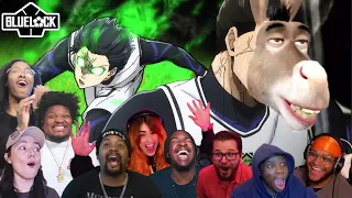 THE DONKEY AND THE MASTERMIND! BLUE LOCK EPISODE 17 BEST REACTION COMPILATION